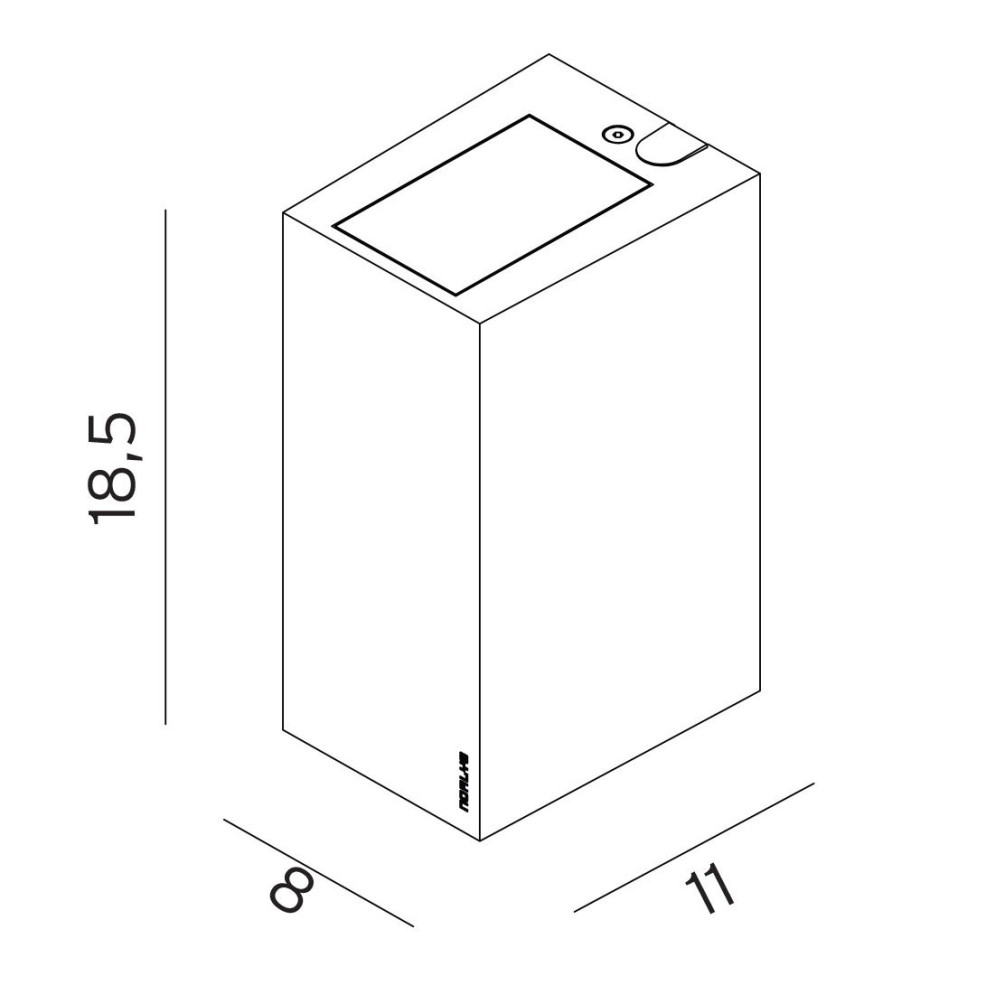 Уличный настенный светильник Norlys Lillehammer 1581GR