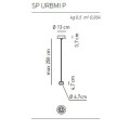 Подвесной светильник Axo Light Urban &amp; Urban mini SP URMI G I BR XX LED