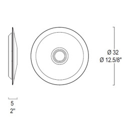 Настенно-потолочный светильник Leucos PLANET PP32 0003727