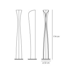 Торшер Artemide Cadmo Black 1368010A