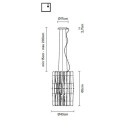 Подвесной светильник Fabbian Stick F23 A07 69