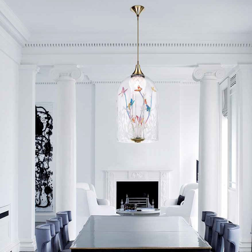 Подвесной светильник La Murrina Jardin de Verre S Pendant 2L butterfly