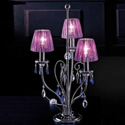 Настольная лампа Beby Violet 0118L02 Chrome 184 SW Blu Violet