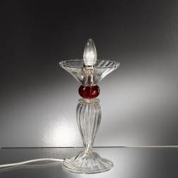 Настольная лампа Vetri Lamp 1153/L Cristallo/Rosso
