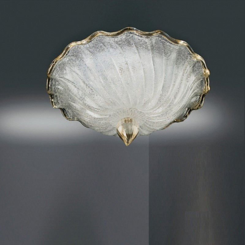 Настенно-потолочный светильник Vetri Lamp 1132/55 Cristallo/Oro 24 Kt.