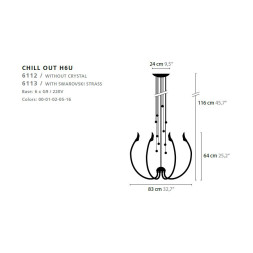 Люстра Ilfari Chill out H6UC 10317 02