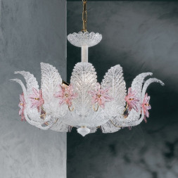 Люстра Vetri Lamp 142/50 Cristallo/Rosa