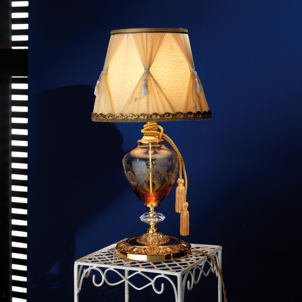 Настольная лампа Euroluce Garden LP1 Amber