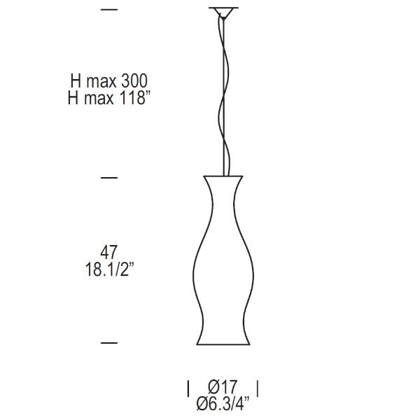 Подвесной светильник Leucos Spring S 0004290
