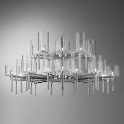 Люстра Axo Light Spillray SP SPIL 30 Cristallo SPSPIL30CSCR12V