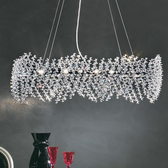 Подвесной светильник Renzo Del Ventisette Shine L 14218/10 SWA DEC. CROMO