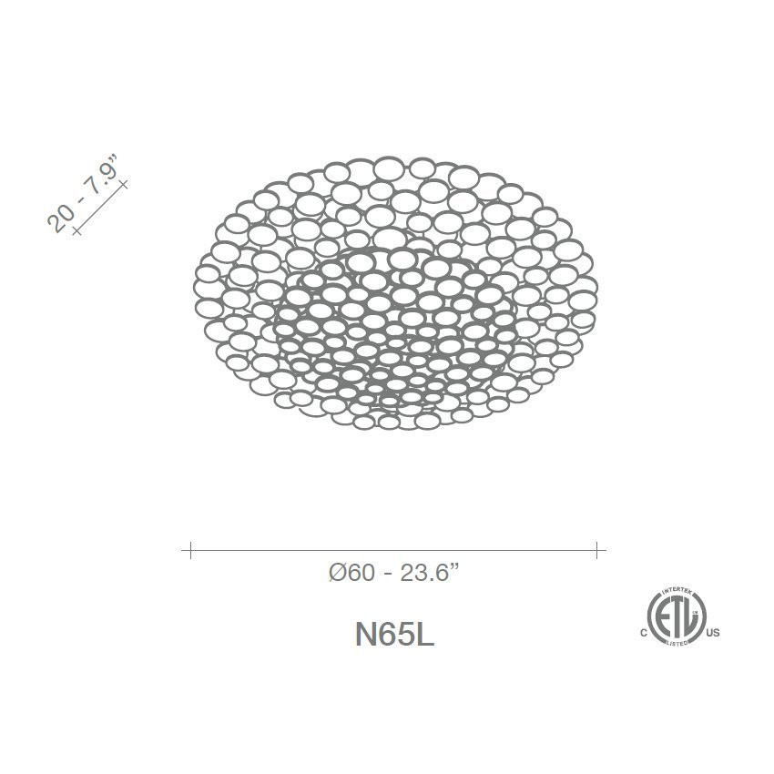 Настенный светильник Terzani Tresor N65L H5 C8
