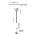 Подвесной светильник Axo Light Urban &amp; Urban mini SP URMI G I BR XX LED