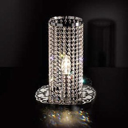 Настольная лампа Prearo Charlotte 2224/P/CR