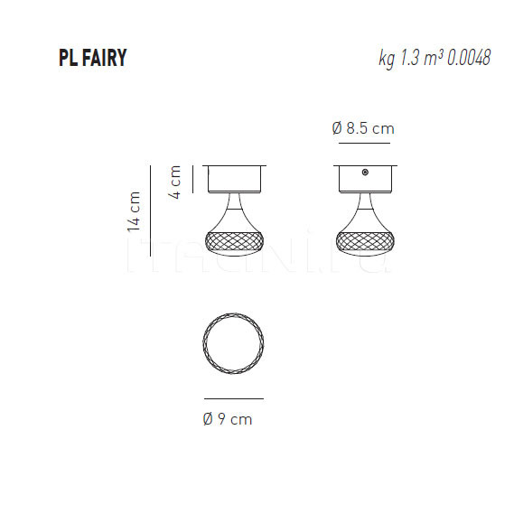Потолочный светильник Axo Light Fairy PL FAIRY PLFAIRYXCSCRLED
