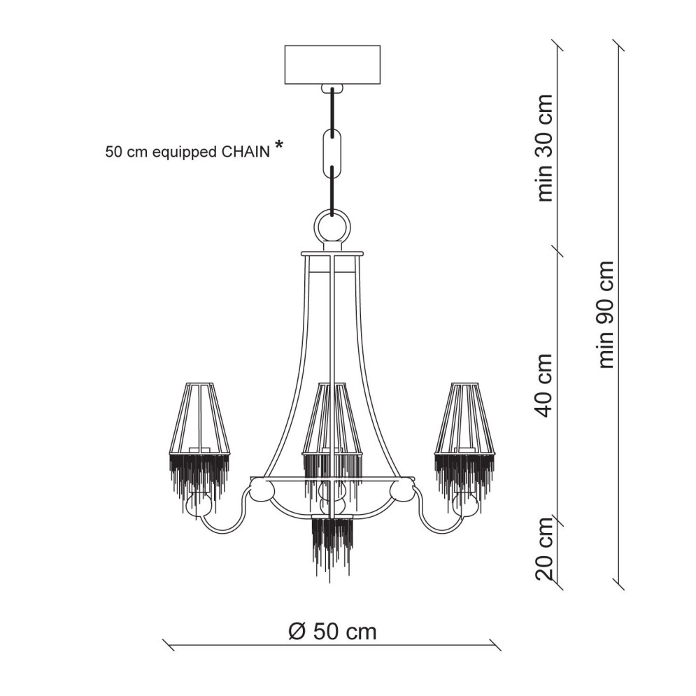 Люстра Patrizia Garganti Burlesque PG119
