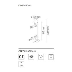 Торшер Flos IC Lights IC F1 Chrome F3173057