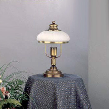 Настольная лампа Orion LA 4-899/1 patina/412 opal/patina