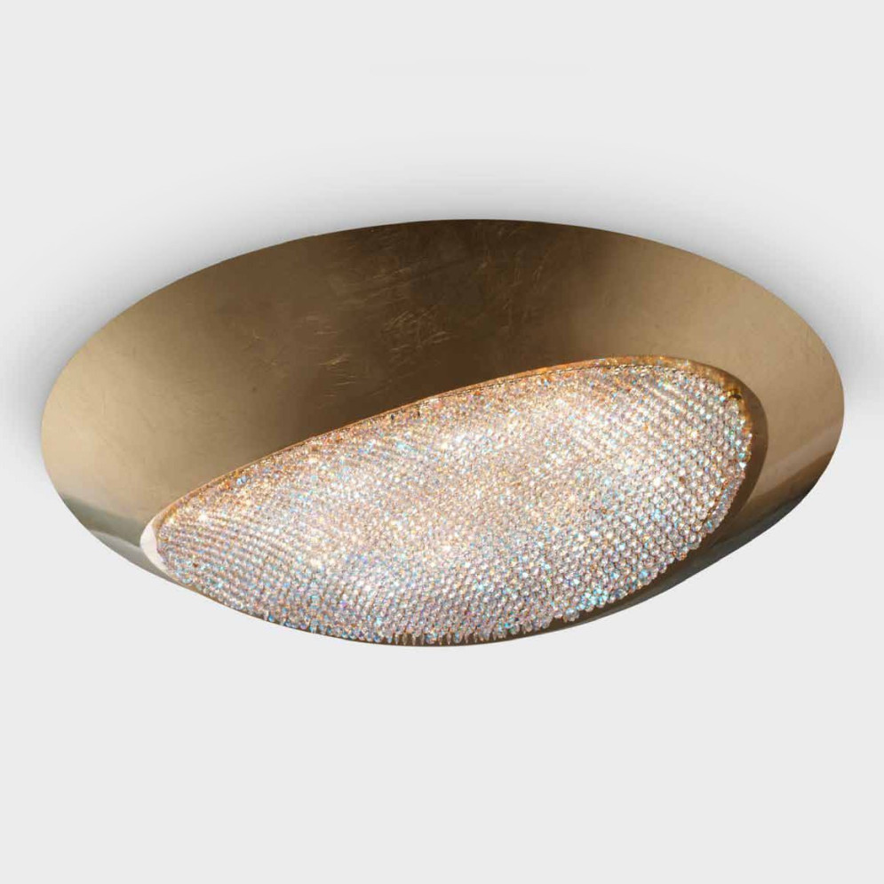 Потолочный светильник Masiero Eclettica Blink LED PL6 60 F01 Cut crystal