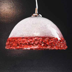 Подвесной светильник Vetri Lamp 1158/25 Cristallo/Rosso