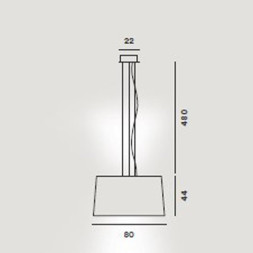 Подвесной светильник Foscarini Twice as Twiggy 275017 25