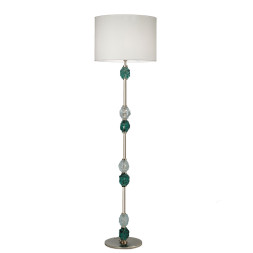 Торшер IDL Charme 600/7P steel ivory tr+green