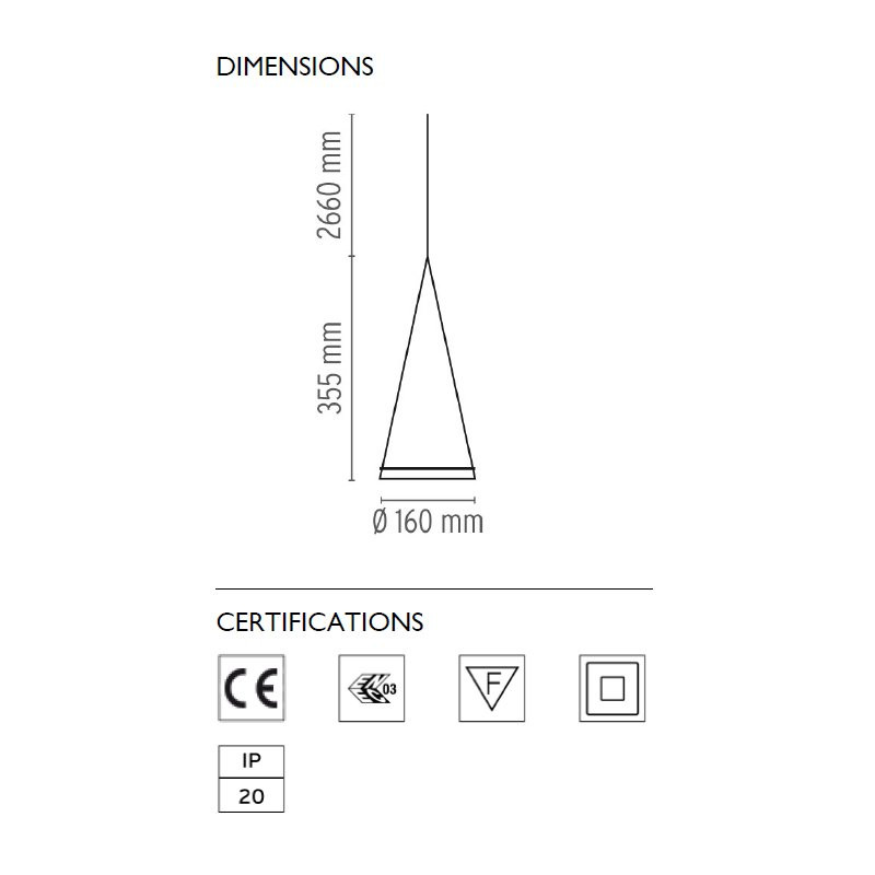 Подвесной светильник Flos Fucsia 1 F2410000