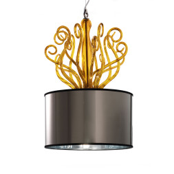 Подвесной светильник Euroluce Yncanto S1 CURL SHADE Amber