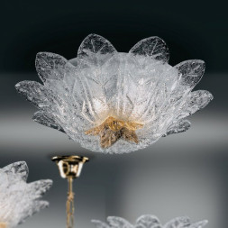 Потолочный светильник Vetri Lamp 1133/50 Cristallo/Ambra