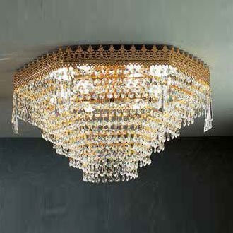 Потолочный светильник Beby Group Empire 1900/6/PL Bronze Brushed CUT CRYSTAL