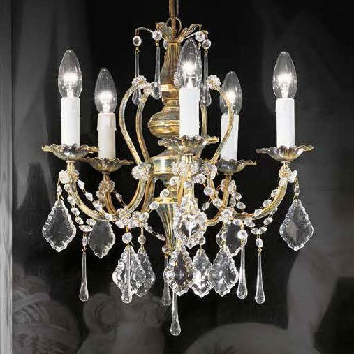 Люстра Beby Group Old style 3591/5 Green gold HALF CUT