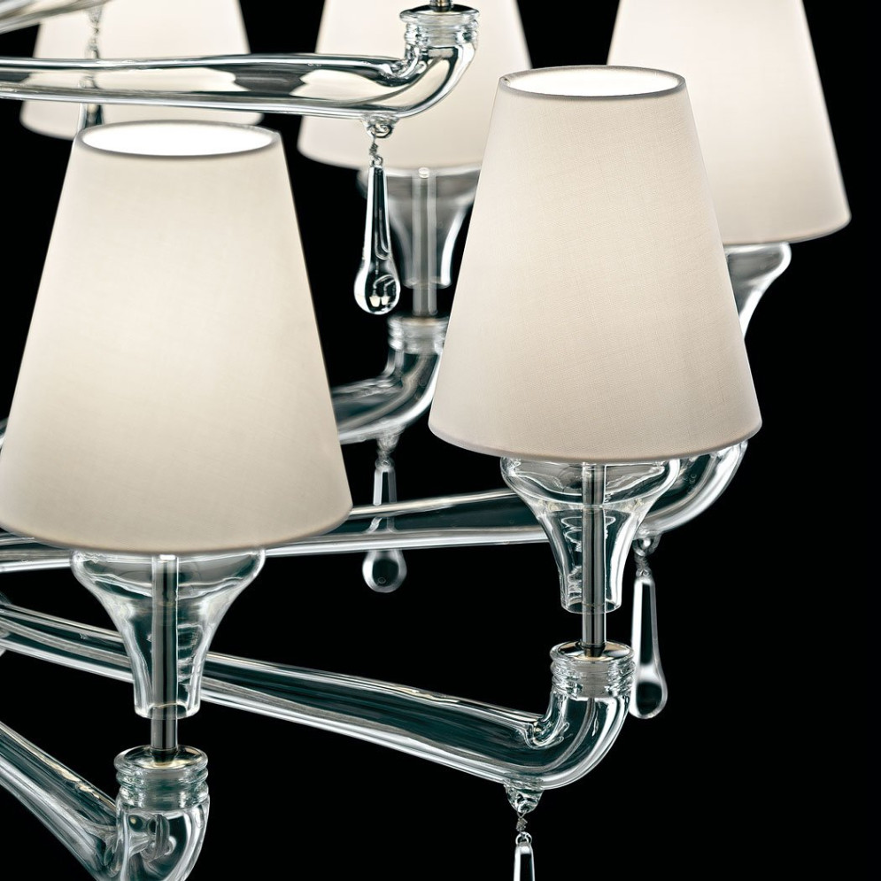 Люстра Barovier&amp;Toso Nevada 5549/24/CC/BB