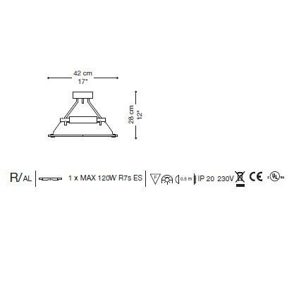 Потолочный светильник La Murrina Rumba R DD-3L
