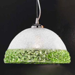 Подвесной светильник Vetri Lamp 1158/25 Cristallo/Verde