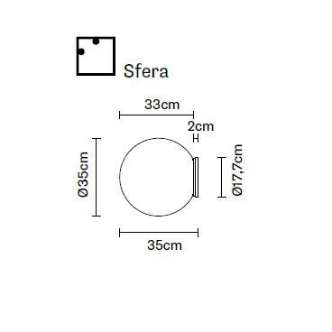 Настенно-потолочный светильник Fabbian Lumi F07 G47 01