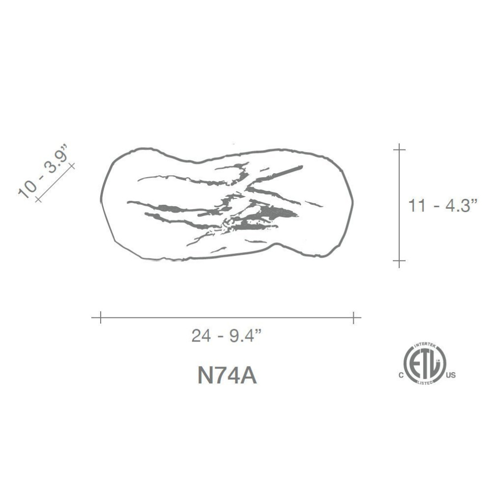 Настенный светильник Terzani Wabi N74A L6 C8