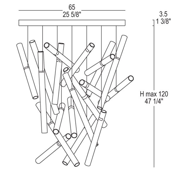 Потолочный светильник Leucos IXI 65 S 0002293