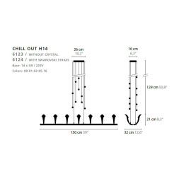 Люстра Ilfari Chill out H14C 10341 02