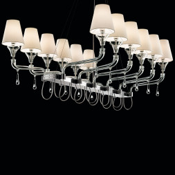 Люстра Barovier&Toso Domo Nevada 7032/CC/BB