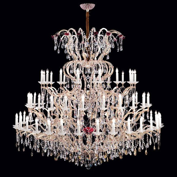 Люстра Beby Group Queen of Roses 9000B20 Gold SW Golden Teak