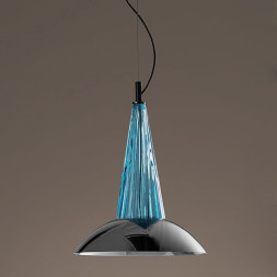 Подвесной светильник Euroluce Argo S1 LED small nickel Aquamarine
