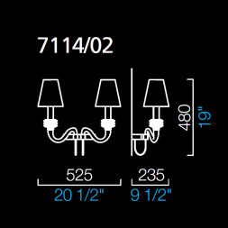 Бра Barovier&amp;Toso Domo Amsterdam 7114/02/CA/MM