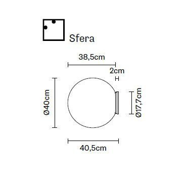 Настенно-потолочный светильник Fabbian Lumi F07 G49 01