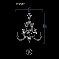 Люстра Barovier&amp;Toso Taif 5350/12/CC