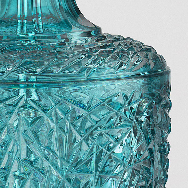 Настольная лампа Euroluce Cristel LG1 blue