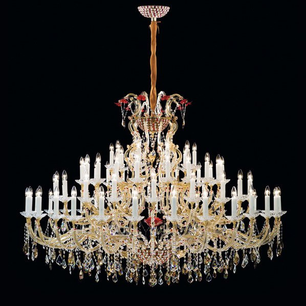 Люстра Beby Group Queen of Roses 9000B21 Gold Swarovski Plaque