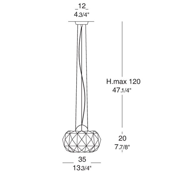 Подвесной светильник Leucos Deluxe 35 S 0002356
