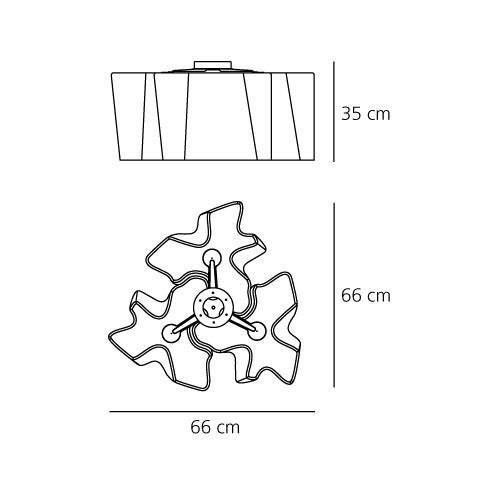Подвесной светильник Artemide Logico sospensione 3x120 0454020A