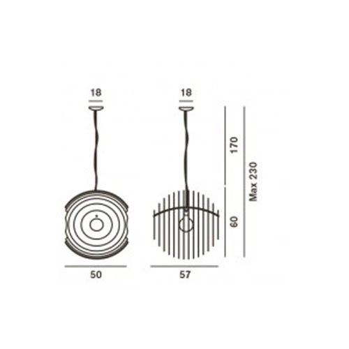 Подвесной светильник Foscarini Supernova 102007/3-20