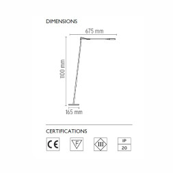 Напольный светильник Flos Kelvin LED F White F3305009